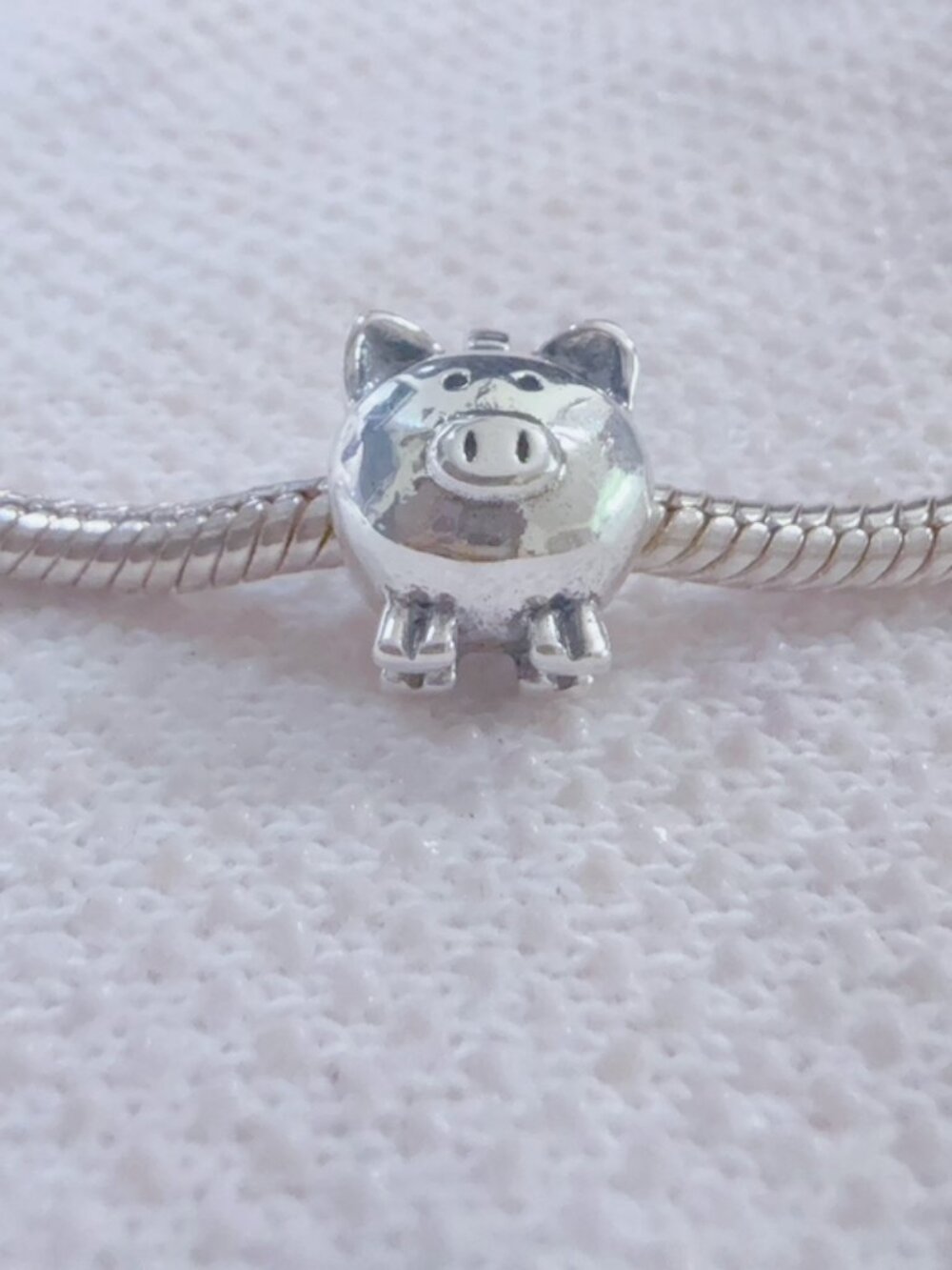 Cute Piggy Bank Charm Silver Charm For Pandora Bracelet Necklace